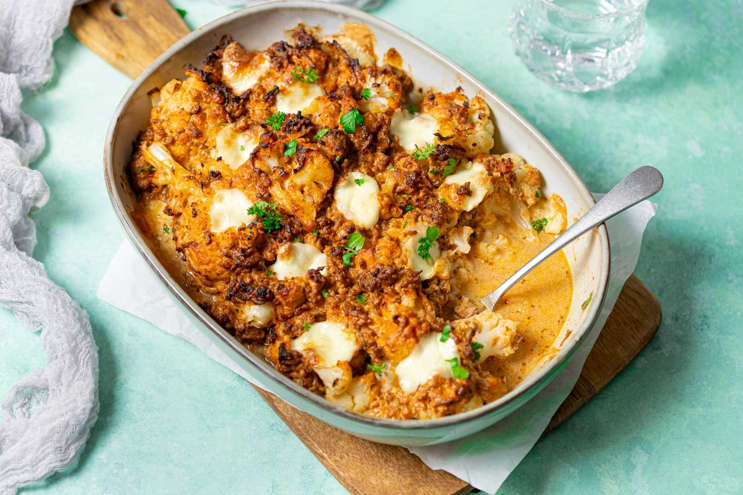 Blumenkohl-Hack-Auflauf – einfach, schnell & lecker (Low Carb, keto, glutenfrei)