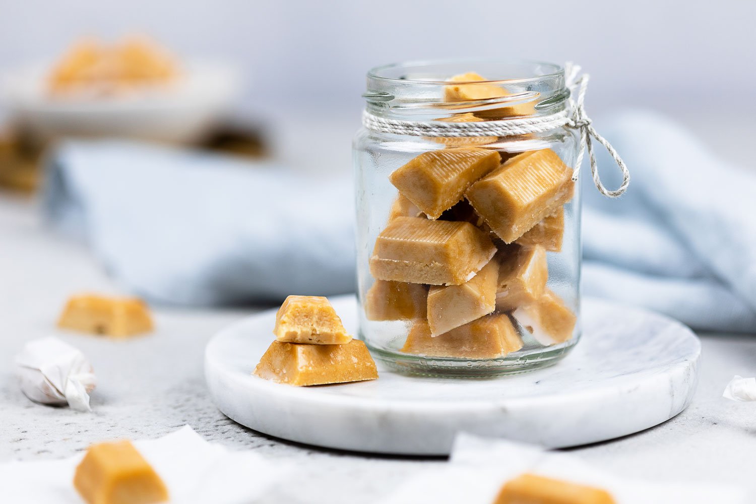 Mega leckere und softe Low Carb Karamellbonbons