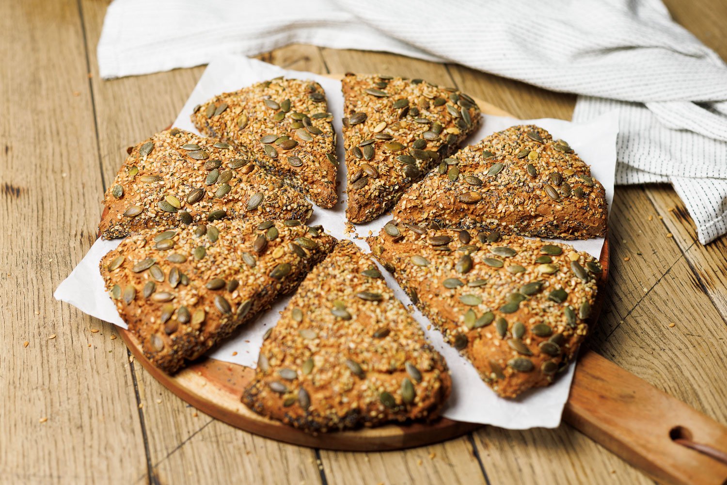 Low Carb Körnerecken – Körnerbrötchen ohne Flohsamenschalen