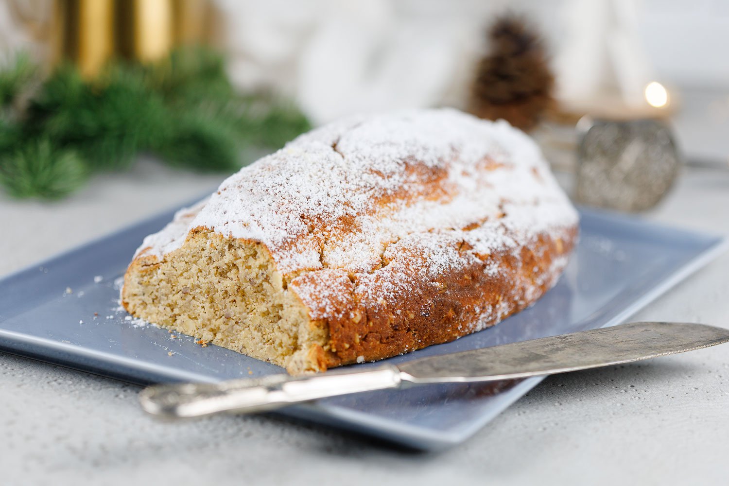 Low Carb Mandelstollen ohne Rosinen – Weihnachtlich & zuckerfrei
